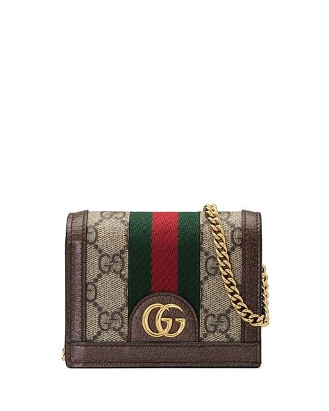 ophidia gg chain wallet|gucci ophidia card case.